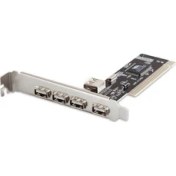Resim Rain 4+1 Port PCI USB Çoklayıcı Kart 