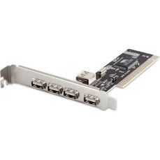 Resim Rain 4+1 Port PCI USB Çoklayıcı Kart 