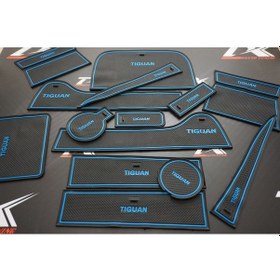 Resim Volkswagen Vw Tiguan Mk1 2007-2017 Araç Içi Silikon Kaymaz Ped Ka (547222807) 