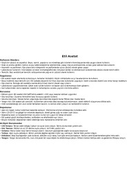 Resim Etil Asetat (Ethyl Acetate) %99,5 Saflık - 1 Litre Saf Solvent 
