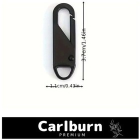 Resim Carlburn Özel Üretim Dikiş Gerektirmez Pratik Kolay Takılan Çanta Polar Valiz Fermuar Sürgüsü Başlığı 5 Adet Çok Renkli 