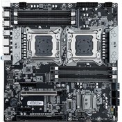 Resim Jginyue X79 D8 Ddr3 1866 Mhz 512gb Çift M.2 Sata 3.0 Usb 3.0 Çift Işlemci Destekli 2011 Soket E-atx Anakart 
