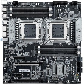 Resim Jginyue X79 D8 Ddr3 1866 Mhz 512gb Çift M.2 Sata 3.0 Usb 3.0 Çift Işlemci Destekli 2011 Soket E-atx Anakart 