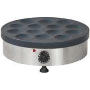 Resim OMAKE Teflonlu 14 Bölmeli Tekli Pankek Makinesi, Elektrikli 230 V 