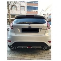 Resim Ford Fiesta Difüzör 4 Egzoz Görünüm Difizör Arka Tampon Eki 