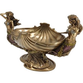 Resim Veronese Deniz Kızı Figürlü Dekoratif Gondol Kase - AN10475A4 