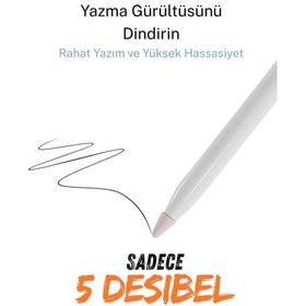 Resim Stylus Kalem Koruma Uçu 12 Li Renkli Set Hassas, Dayanıklı 5 Desibel Tablet Kalem Koruma Ucu 