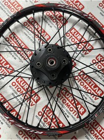 Resim MTS Ride İt Jant Komple Siyah Arka Jant Yüksek Göbek 1.20 x 19 