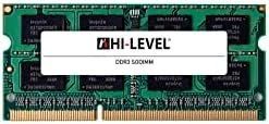 Resim HI-LEVEL 4GB 1600MHz DDR3 1.35V CL11 LOW VOLTAGE SODIMM RAM 