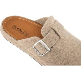 Resim Muya Ranta 36803-196 Anatomik Taban Erkek Kışlık Ev Terliği Bej 40-45 