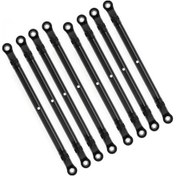 Resim Besthome1 Alüminyum 8'li Bağlantı Çubuğu Seti - 313mm, Axial Scx10 İçin, Siyah 