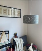 Resim Fosforlu Yıldız Nakışlı Tavan Aydınlatması 