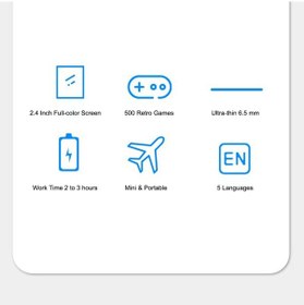 Resim Cbtx K10 2.4" Tam Renkli Ekran 500 Kayıtlı Oyun Konsolu Yeşil 