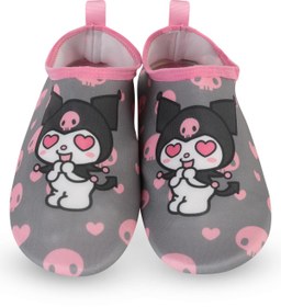 Resim Kuromi Baskılı Tabanlı 32-36 Numara Deniz Ayakkabısı - Gri - Antrasit / 32 Numara 