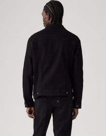 Resim Levi's Erkek Regular Fit Siyah Kot Ceket - 72334-0223 Siyah 