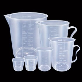 Resim 6 Parça Ölçü Kabı Seti - Dayanıklı, Kolay Döküm Plastik Sıvı Ölçüm Kapları - Doğru Pişirme ve Yemek Yapma İçin Çok Amaçlı Mutfak Aletleri - Ev Aşçıları için Temel Pişirme Araçları 