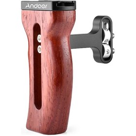 Resim Geeroyoo Ahşap Ve Alüminyum Kombinasyonlu Evrensel Tavşan Kafesi Yan Kolu, 12.5cm Boyutlu, 180g Ağırlıkta El Tutucu 