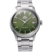 Resim Orient Bambino Kurmalı Otomatik Çelik Gri Yeşil Kadran Kristal Cam 38 Mm Erkek Kol Saati 