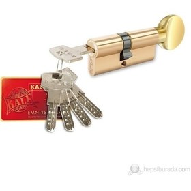 Resim Kale Bilyalı Mandallı Silindir Çelik Pimli 68Mm Sarı 