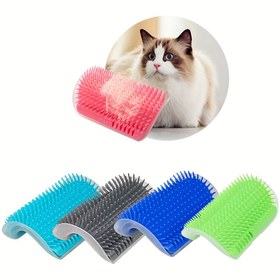 Resim 1 adet Kedi Duvar Köşesi Tırmalama Direği, Çok Renk Seçeneği ile - Dayanıklı Plastik, Şarj Edilmeyen, İç Mekan Kedileri için İdeal, İç Mekan Kedi Oyuncak | Canlı Tırmalama Direği | Dayanıklı Plastik Direk, Kedi Tırmalama Direği 