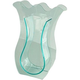 Resim Suntek Magideal Akrilik Çiçek Vazo Nordic Masa Dekoratif Sanat Yeşil 