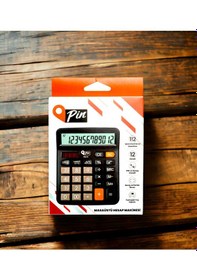 Resim Pin Hesap Makinası Masa Üstü 12 Hane Altın 
