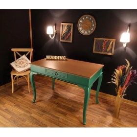 Resim Wooding 100 cm Çekmeceli Masif Çalışma Masası 