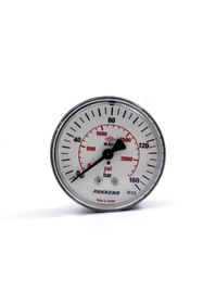 Resim Pakkens 0-160 Bar 63 mm Arkadan Bağlantılı Panotipi Gliserinli Manometre G 1/4 inç 