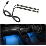 Resim Trendooze Turcoshop11 Araç İç Led Şerit, 24 Led Rgb Neon Usb Portlu Gösterge Paneli Koyu Mavisi 