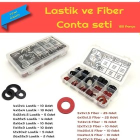 Resim Kauçuk Ve Fiber Conta Seti, 155 Parça 