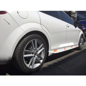 Resim Seat Leon Mk2 2005 2012 Aero Fiberglass Boyasız Yan Marşpiyel 