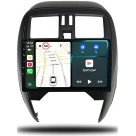 Resim Martechno Nissan Micra 2014-2018 Uyumlu Android Multimedya 4gb Ram 64gb Hafıza 