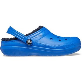 Resim Crocs Classic Lined Clog Mavi Çocuk Terlik 