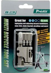 Resim Proskit Hw-322M Bisiklet Için Çoklu Takım 16 Işlev 