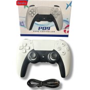 Resim Doreka Kablosuz Bluetooth Bilgisayar Oyun Kolu - Ps4 Slim, Ps4 Pro ve Pc Uyumlu, Titreşimli Ergonomik Gamepad 