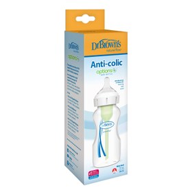 Resim 270 ml Geniş Ağız Antikolik Options+ PP Biberon, Tekli Paket 