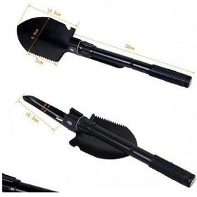 Resim Pusulası Katlanır Portatif Kazma Kürek Seti 