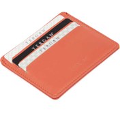 Resim Pembe Deri Unisex Kredi Kartlık - S1KK00001050-S9H 