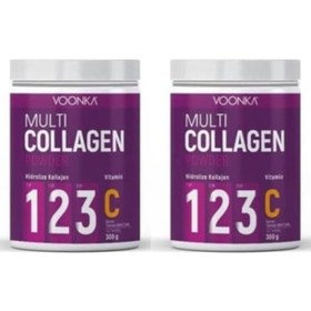 Resim Voonkaa Multi Collagen Powder Vitamin C 300 Gr X 2 Adet 