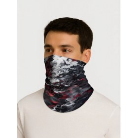 Resim Oni Boyunluk Bandana Maske Buff Buffed 