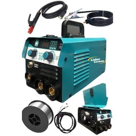 Resim Lieber German Teknoloji M300 Mig Tig Mma 3in1 300 Amper İnvertör Ve Gazsız Gazaltı Kaynak Makinesi 