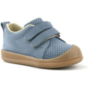 Resim Rakerplus Hakiki Deri Gri Cırtlı Anatomik Bebek Spor Ayakkabı Sneaker Gri 