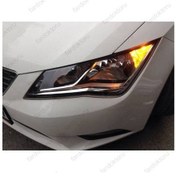 Resim Fardoktoru Seat Leon Mk3 Turuncu Gündüz Farı Ampulü Flösher P21W 