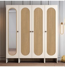 Resim Münih 4 Kapaklı 423 - Gardrop - Krem / Yunus Krem / Yunus 