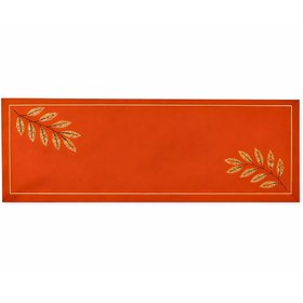Resim Ruby El Nakışı Tasarım Runner 45x150 cm Tarçın (Limited) - 45x150 cm 