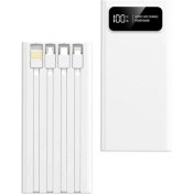 Resim Sunix 12.000 Mah 22.5W Kendinden Kablolu Süper Hızlı Powerbank Beyaz Pb-88 