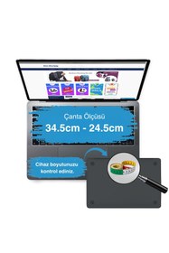 Resim Mcstorey Laptop Çantası Bilgisayar Macbook Çantası 13inç Notebook Evrak Çantası Omuz Askılı Cartinoe 