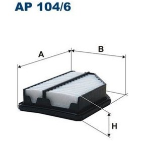 Resim Fıltron Ap104/6 Hava Fıltresı Honda Cıvıc 1,4 Hb Fn Fk 2005 