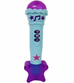 Resim Erdem Oyuncak Karaoke Mikrofon Sesli Işıklı Oyuncak - Turkuaz 