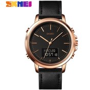 Resim Gajeena Skmeı Erkek Kol Saati - 3atm Su Geçirmez, Alarm, Kronometre, Gündüz/gece Görünürlük, Tarih-hafta Gösterimi, Çelik Kutu Rose Gold - Siyah 